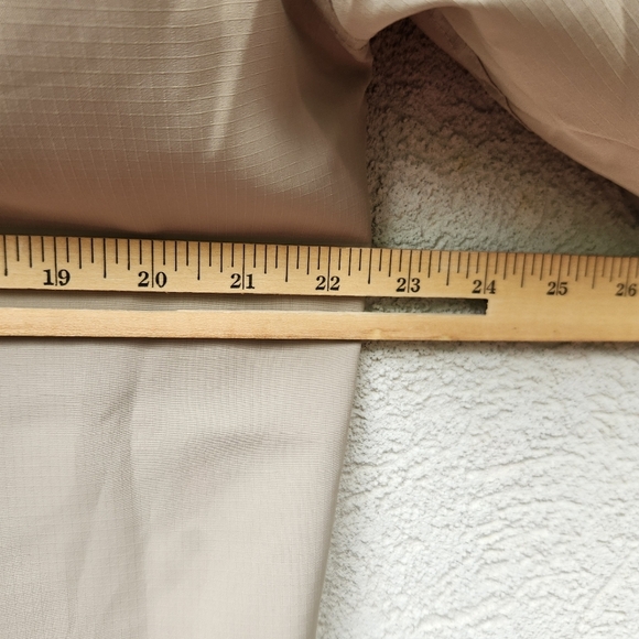 New Cabela's Shirt Men's Medium Beige Insect Defense UV Protection Caped Back - Picture 12 of 16